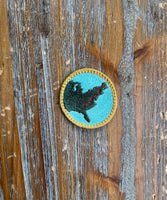 ITH Appalachian Trail Patch Machine Embroidery Design, Appalachian Trail embroidery design, Hiking design, In The Hoop Embroidery Design