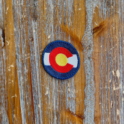 ITH Colorado Flag Patch Machine Embroidery Design, Colorado Patch embroidery design, Patch design, Flag patch, In The Hoop Embroidery Design