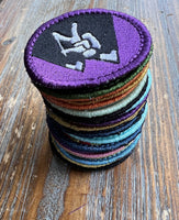 ITH Hiker Patch Machine Embroidery Design, Patch embroidery design, Colorado patch, Hiking patch design, In The Hoop Embroidery Design