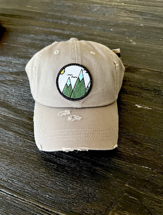 ITH Mountain Patch Machine Embroidery Design, Patch embroidery design, Colorado patch design, Mountain patch, In The Hoop Embroidery Design