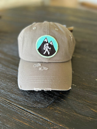 ITH Hiker Patch Machine Embroidery Design, Patch embroidery design, Colorado patch, Hiking patch design, In The Hoop Embroidery Design