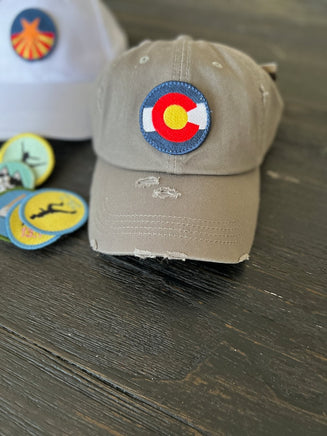 ITH Colorado Flag Patch Machine Embroidery Design, Colorado Patch embroidery design, Patch design, Flag patch, In The Hoop Embroidery Design