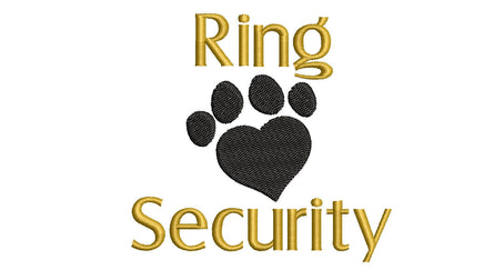 Ring Security Machine Embroidery Designs - sproutembroiderydesigns