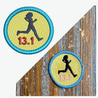 Running Patch Machine Embroidery Design, 3 designs, 5K embroidery, Woman Runner embroidery design, Marathon patch, 1/2 marathon embroidery
