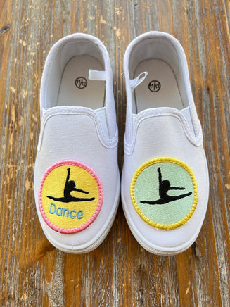 Dance Patch Machine Embroidery Design, 2 designs, Patch embroidery design, Dance patch design, ballet patch, In The Hoop Embroidery Design