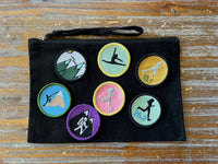 Dance Patch Machine Embroidery Design, 2 designs, Patch embroidery design, Dance patch design, ballet patch, In The Hoop Embroidery Design