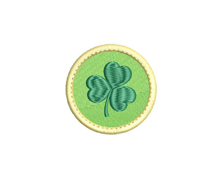 ITH Patch Shamrock Machine Embroidery Design, St. Patrick's Day embroidery design, Patch design, clover patch, In The Hoop Embroidery Design