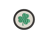 ITH Patch Shamrock Machine Embroidery Design, St. Patrick's Day embroidery design, Patch design, clover patch, In The Hoop Embroidery Design