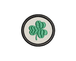 ITH Patch Shamrock Machine Embroidery Design, St. Patrick's Day embroidery design, Patch design, clover patch, In The Hoop Embroidery Design