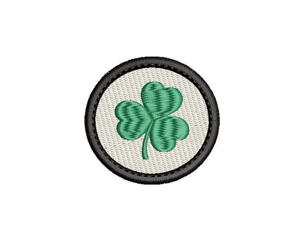 ITH Patch Shamrock Machine Embroidery Design, St. Patrick's Day embroidery design, Patch design, clover patch, In The Hoop Embroidery Design