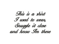 Memorial This is a Shirt Machine Embroidery Design, 2 sizes, Memorial embroidery design, shirt quilt embroidery design, 4x4 hop. 5x7 hoop