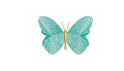 Butterfly Contour Embroidery Design - sproutembroiderydesigns