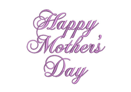 Happy Mother's Day Machine Embroidery Design, Mother's Day Embroidery design, Mother's Day design, Mom embroidery