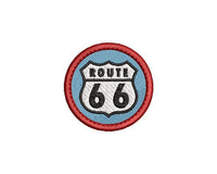 Route 66 Patch Machine Embroidery Design, Route 66 embroidery design, travel design, In The Hoop Embroidery Design