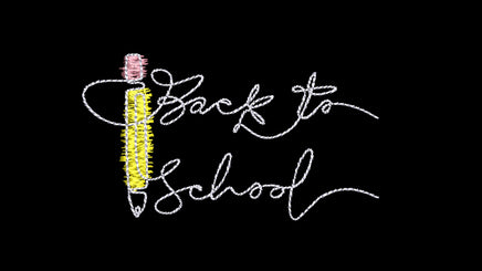 Pencil Back To School Machine Embroidery Design - sproutembroiderydesigns