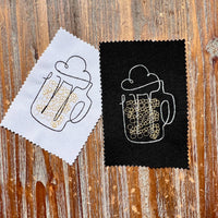Beer Machine Embroidery Design, Sketch Doodle Beer Embroidery Design, Quick Stitch, PES, DST, VP3, EXP, hus, jef, pcs, shv, vip, csd, xxx