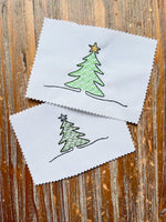 Christmas Tree Collection Machine Embroidery Design, 3 designs in 2 sizes each, PES, DST, VP3, EXP, hus, jef, pcs, shv, vip, csd, xxx quick