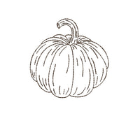 Pumpkin Outline Machine Embroidery Design, pumpkin embroidery design, thanksgiving embroidery design,Halloween embroidery