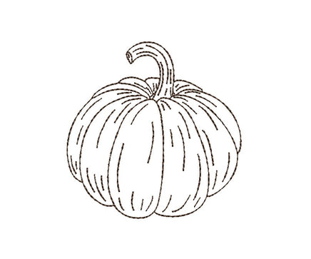 Pumpkin Outline Machine Embroidery Design, pumpkin embroidery design, thanksgiving embroidery design,Halloween embroidery