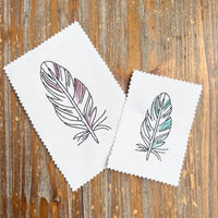 Feather Collection Embroidery Design, 4 Designs, Quick Stitch, Collection Available, PES, VIP, DST, vp3, pcs + more - sproutembroiderydesigns