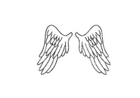 Collection Angel Wings Embroidery Design, PES, DST, VIP, VP3, pcs + more, memorial embroidery design, Quick Stitch