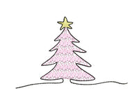 Christmas Tree Collection Machine Embroidery Design, 3 designs in 2 sizes each, PES, DST, VP3, EXP, hus, jef, pcs, shv, vip, csd, xxx quick