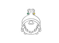 Collection of Christmas Gnomes Machine Embroidery Design, 2 sizes each, Quick Stitch Gnome Embroidery