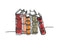 Stack of Books Machine Embroidery Design, 4 sizes, Scribble Doodle Design