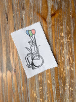 Balloons Wheelchair Machine Embroidery Design - sproutembroiderydesigns