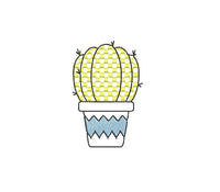 Cactus Collection Embroidery Design, 5 Designs, Cactus Embroidery Design, Quick Stitch, PES, VIP, DST, vp3, pcs + more, Style 1