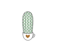 Cactus Embroidery Design, 5 Designs, Cactus collection Embroidery Design, Quick Stitch, PES, VIP, DST, vp3, pcs + more, Style 2