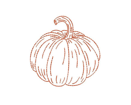 Pumpkin Outline Machine Embroidery Design, pumpkin embroidery design, thanksgiving embroidery design,Halloween embroidery