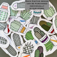 Cactus Collection Embroidery Design, Cactus Embroidery Design, Quick Stitch, PES, VIP, dst, vp3, pcs + more - sproutembroiderydesigns