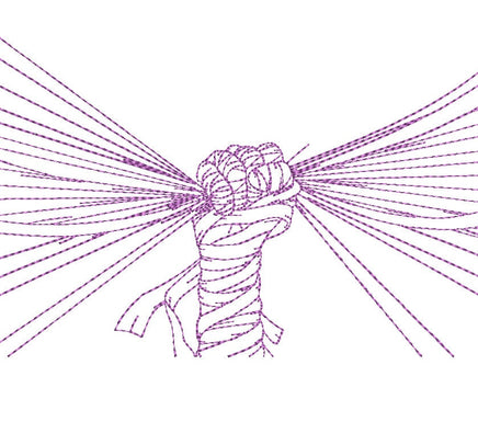 Mummy Machine Embroidery Design - sproutembroiderydesigns