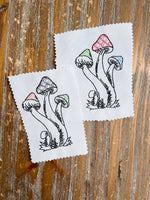 Three Mushroom Machine Embroidery Design, Quick Stitch, Mushroom embroidery design, PES, DST, EXP pcs hus vip sew shv jef csd vp3