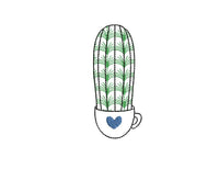 Cactus Embroidery Design, 5 Designs, Cactus collection Embroidery Design, Quick Stitch, PES, VIP, DST, vp3, pcs + more, Style 2