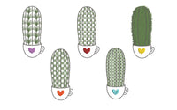 Cactus Collection Embroidery Design, Cactus Embroidery Design, Quick Stitch, PES, VIP, dst, vp3, pcs + more - sproutembroiderydesigns