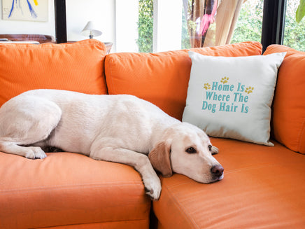 Home Is Where The Dog Hair Is Machine Embroidery Design, dog embroidery design, funny dog design, quote embroidery, dog embroidery pattern
