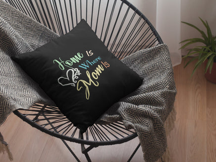Home Is Where Your Mom Machine Embroidery Design, 2 sizes, Quick Stitch, Mom embroidery design