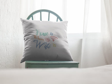 Home Is Where the Wifi Machine Embroidery Design, 2 sizes, Quick Stitch, Wifi embroidery design