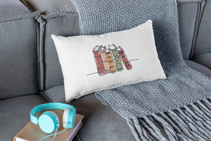 Stack of Books Machine Embroidery Design, 4 sizes, Scribble Doodle Design - sproutembroiderydesigns