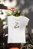 Word Flower Machine Embroidery Design Collection, 4 designs in 2 sizes each, PES, DST, VP3, EXP, hus, jef, pcs, shv, vip, Quick Stitch - sproutembroiderydesigns