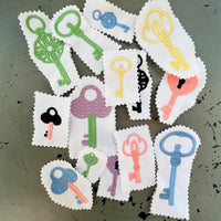 Collection of Key Embroidery Machine Embroidery Design, key embroidery design, new home embroidery, housewarming embroidery design - sproutembroiderydesigns