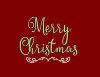 Merry Christmas Collection Machine Embroidery Design, 3 Designs Included, Christmas embroidery designs, 3 Sizes each