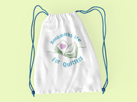 Bookmarks are for Quitters Machine Embroidery Design, 2 sizes, Book Embroidery Design, Quick Stitch - sproutembroiderydesigns