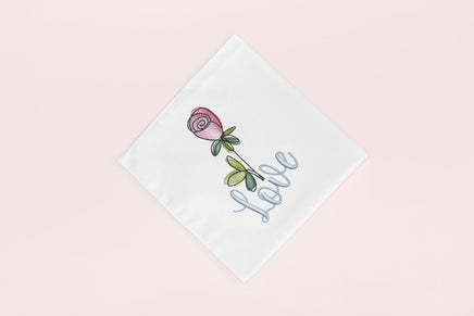 Word Flower Machine Embroidery Design Collection, 4 designs in 2 sizes each, PES, DST, VP3, EXP, hus, jef, pcs, shv, vip, Quick Stitch - sproutembroiderydesigns