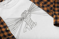 Mummy Machine Embroidery Design, halloween embroidery design, Mummy embroidery design, creepy embroidery design