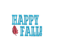 Collection of Autumn Machine Embroidery Design, 6 designs, Autumn embroidery design Set - sproutembroiderydesigns