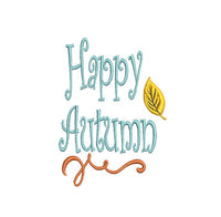 Collection of Autumn Machine Embroidery Design, 6 designs, Autumn embroidery design Set - sproutembroiderydesigns