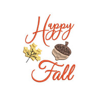 Collection of Autumn Machine Embroidery Design, 6 designs, Autumn embroidery design Set - sproutembroiderydesigns